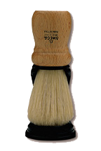 Marvy Shaving Brush No. 5 Wood Handle w/ Stand #532