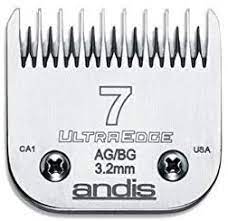 ANDIS ULTRAEDGE SIZE 7 SKIP LEAVES HAIR 1/8" - 3.2MM 9343