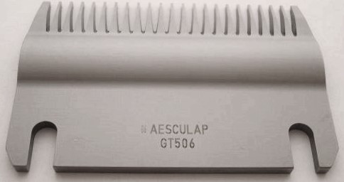 Aesculap Lower Cut Plate 24-Tooth Blade GT506 6353 - Click Image to Close