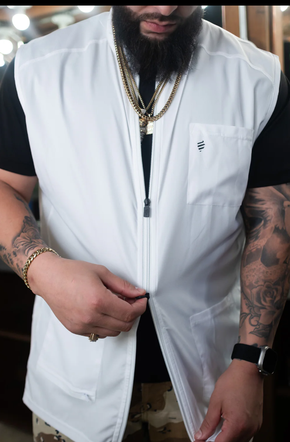 (image for) Barber Strong The Barber Vest 2XL WHITE 8351