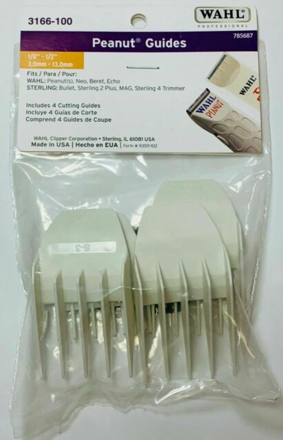 Wahl Peanut 4pc Attachment Combs 3166-100