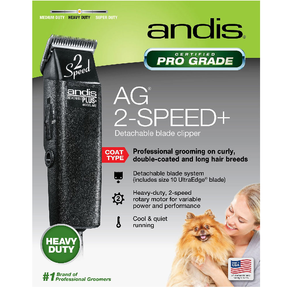 Andis AG2 Detachable Plus Clipper w/ Size 10 Blade Set 7779