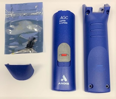 Andis AGC2 Housing Kit w/ Screws and Drive Cap Blue 9726