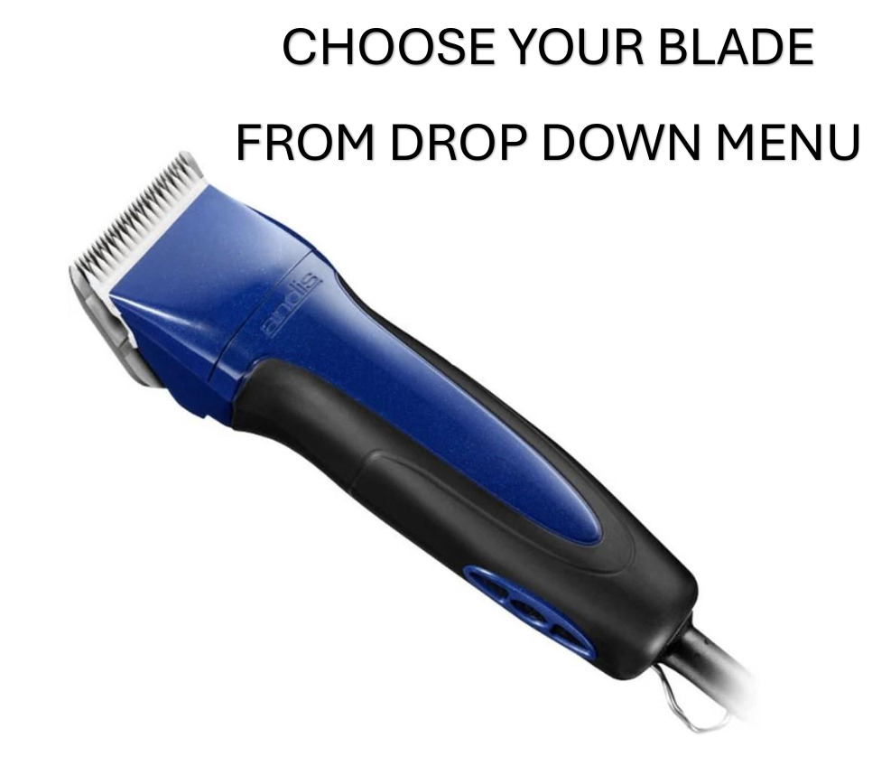 Andis Excel 5-Speed Detach Clipper Blue: CHOOSE YOUR BLADE 9704 - Click Image to Close