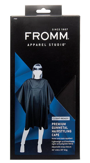 (image for) Fromm Premium Hairstyling Cape - Gunmetal 8816