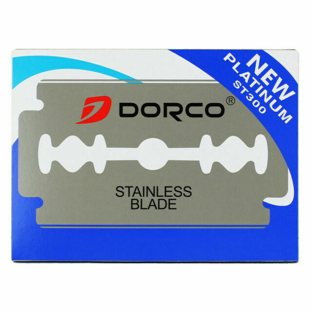 Dorco ST-300 Platinum Stainless Double Edge Razor Blades 7467