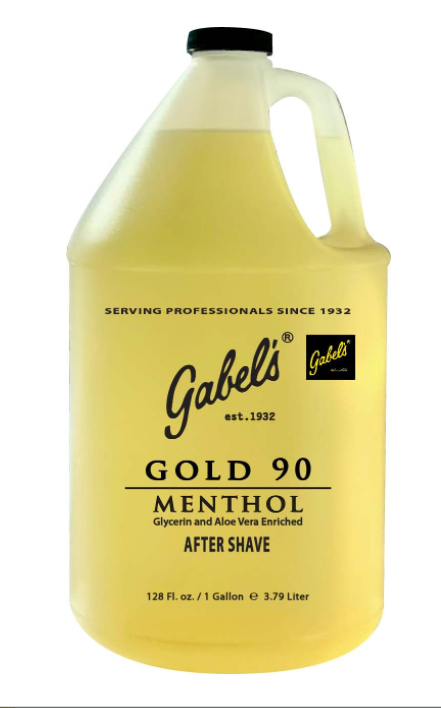 Gabel’s Aftershave Gold 90 with Menthol 128OZ/1 GALLON 10213 - Click Image to Close