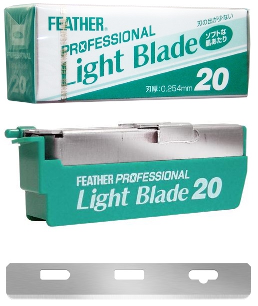 Feather Artist Club Razor Replacement Blades 20PK Light .254mm