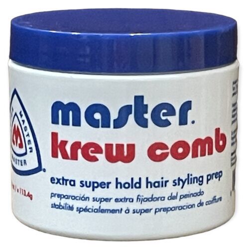 Master Krew Comb Extra Super Hold Hair Styling Prep 4oz 549
