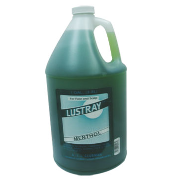 Lustray Menthol for Face & Scalp gallon
