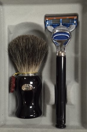 Omega Black Shaving Set 6004