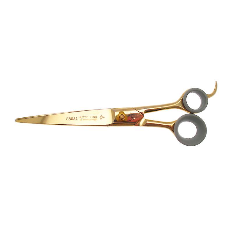 Rose Line 8.25" Straight Scissors with Gold Finish 8941