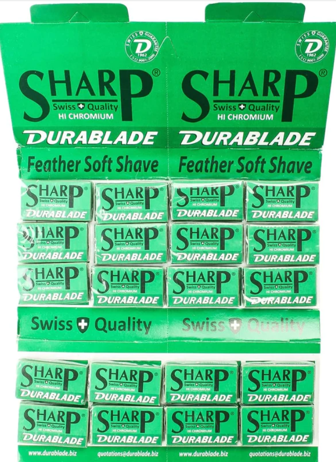 Sharp Durablade Double-Edge Razor Blades (200 blade pack) 8202