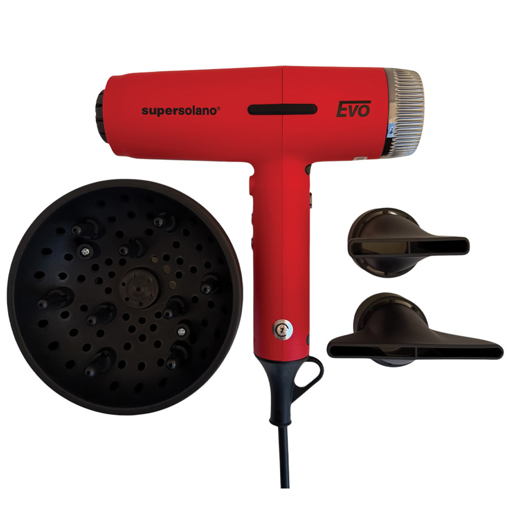 (image for) EVO Italian Professional Intelligent Dryer - Matte Red