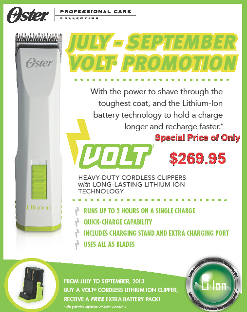 oster lithium ion clippers