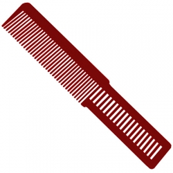 Wahl Clipper Styling Comb Large - Red #3191-1201